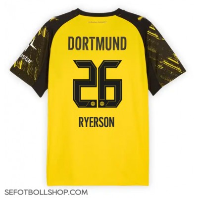 Billiga Borussia Dortmund Julian Ryerson #26 Hemma fotbollskläder 2025-26 Kortärmad Billiga Borussia Dortmund Julian Ryerson #26 Hemma fotbollskläder 2025-26 Kortärmad